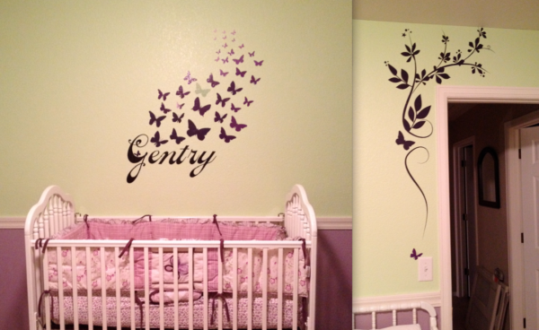 Baby room wall decal