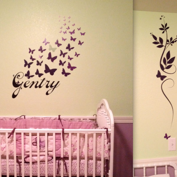 Baby room wall decal